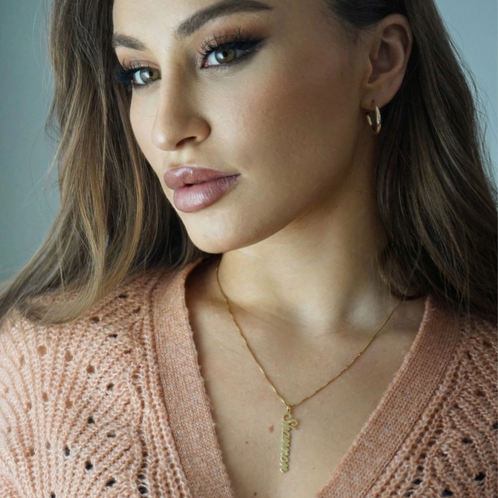 Multiple Name Pendants Necklace - 1