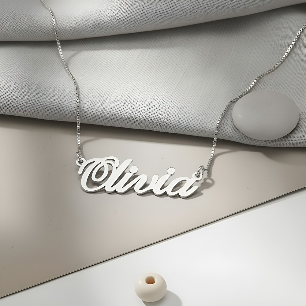 Classic Name Necklace - 1