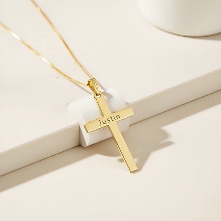 Personalised Cross Necklaces