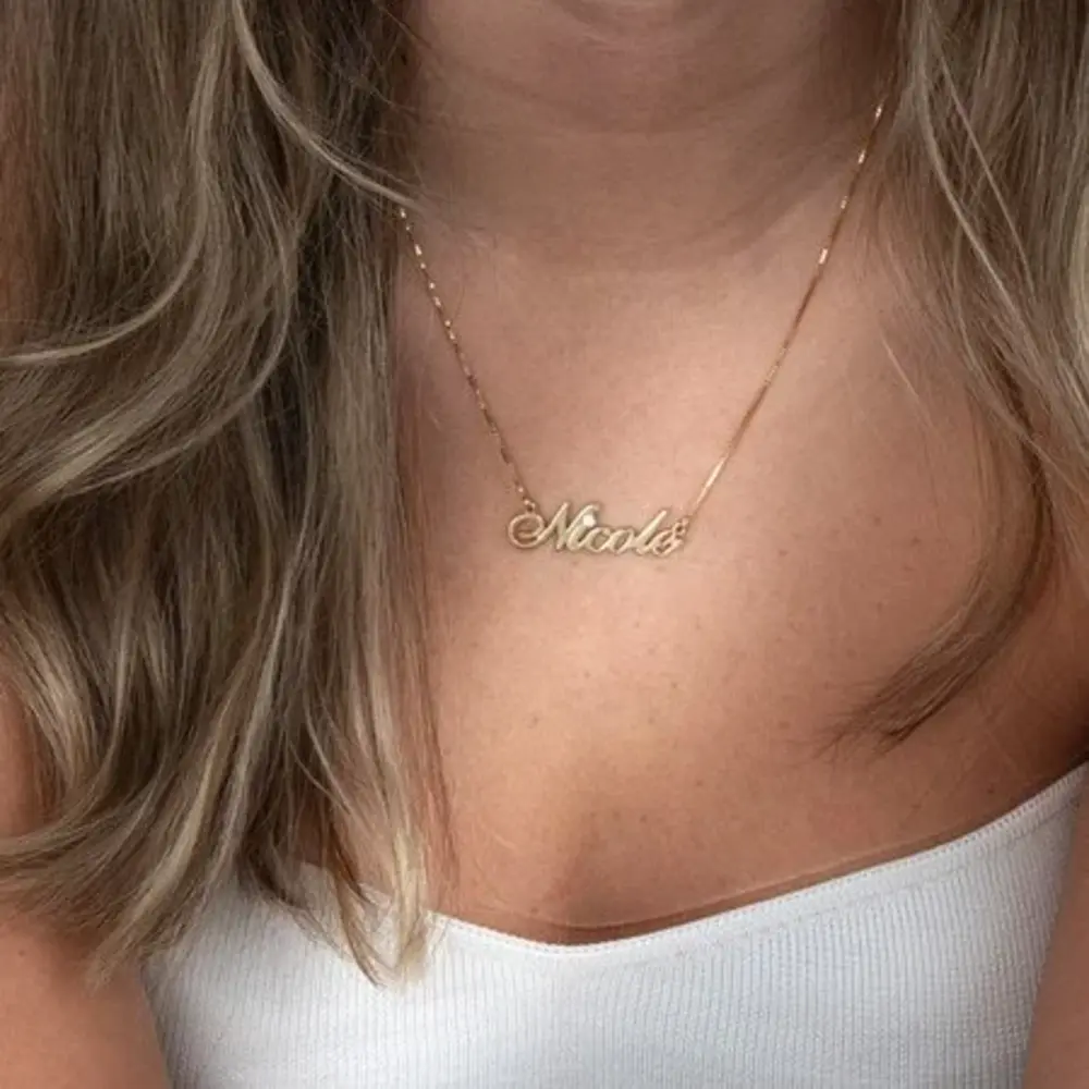 Gold Name Necklaces