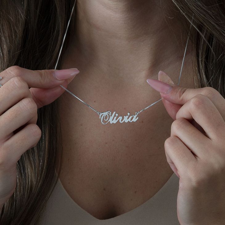 Classic Name Necklace model