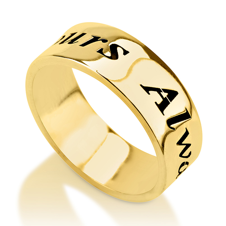 Handwriting Name Ring