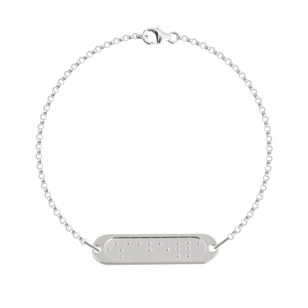 Braille Bar Bracelet