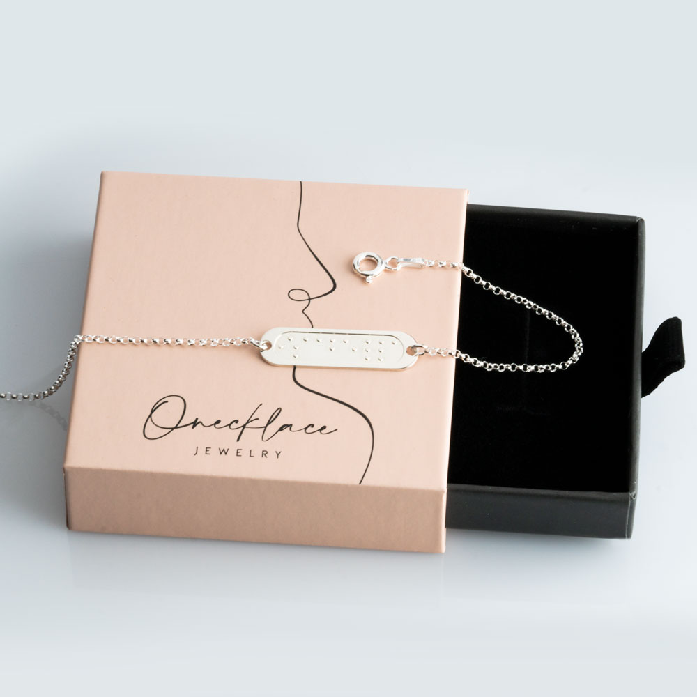 Braille Bar Bracelet