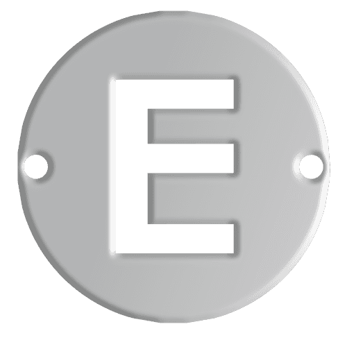E Initial Pendant