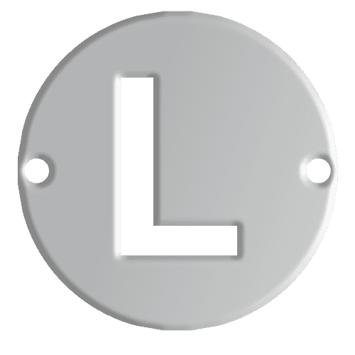 L Initial Pendant
