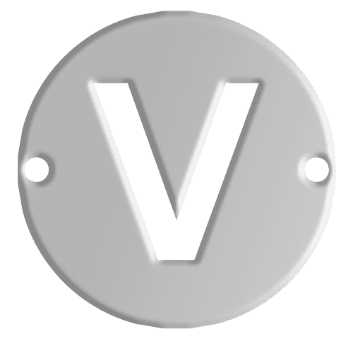 V Initial Pendant