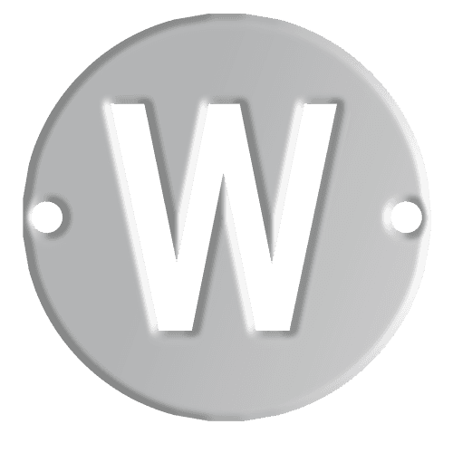 W Initial Pendant