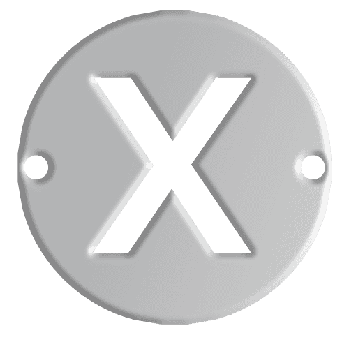 X Initial Pendant