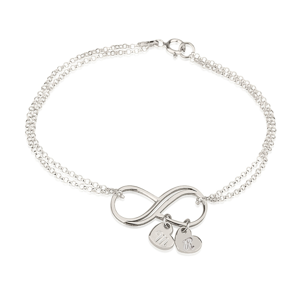 Personalised Infinity Bracelet
