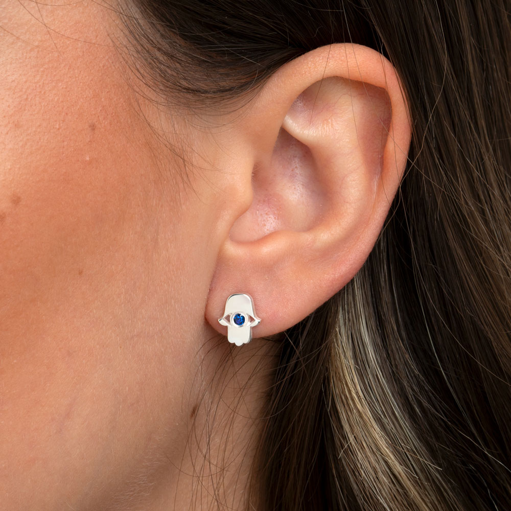 Evil Eye Hamsa Earrings