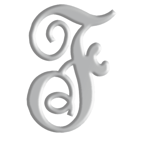 F Initial Pendant
