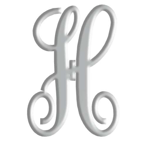 H Initial Pendant