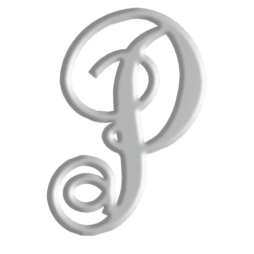 P Initial Pendant