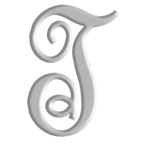 T Initial Pendant