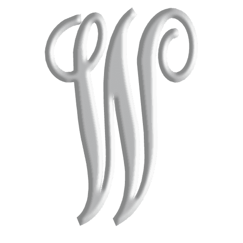 W Initial Pendant