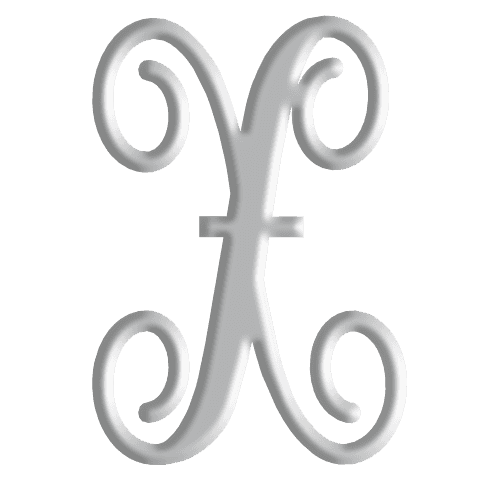X Initial Pendant