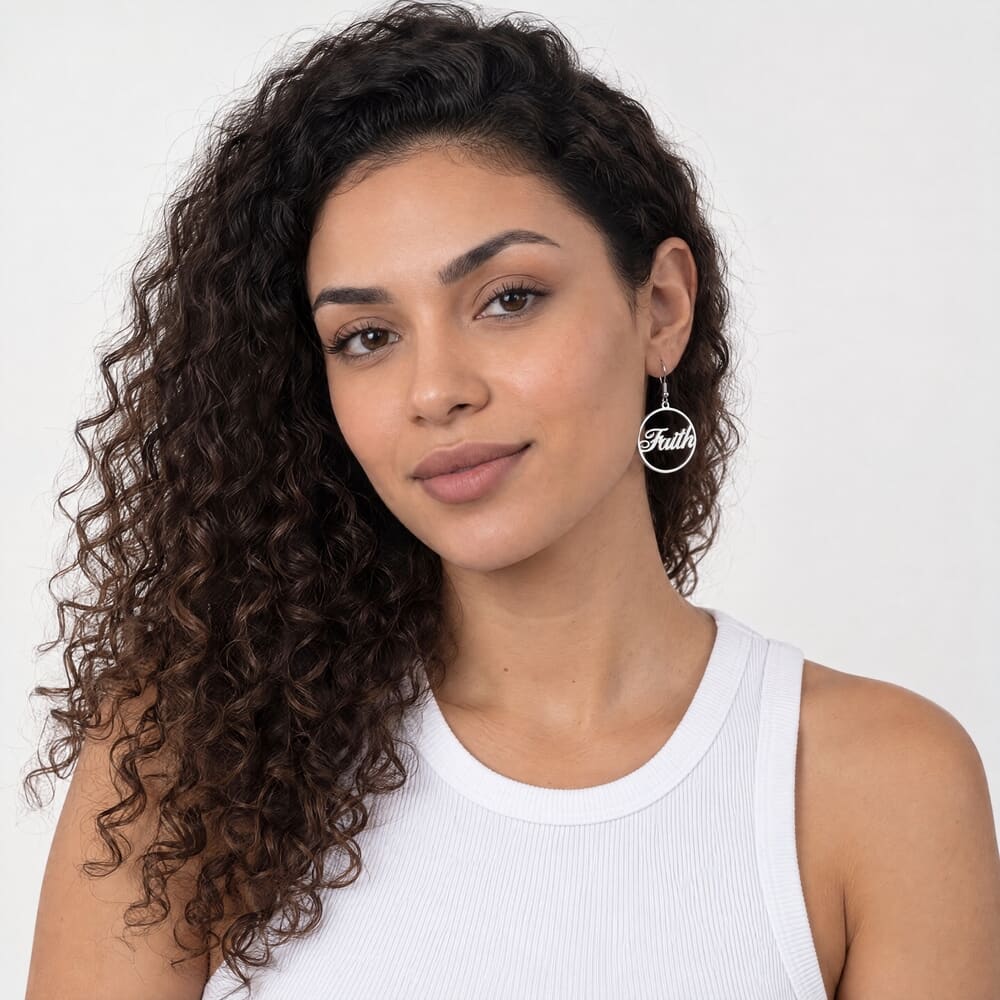 Name Hoop Earrings