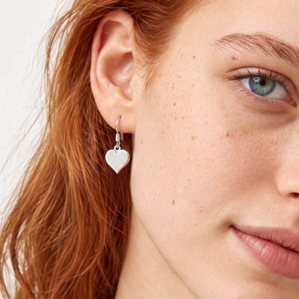 Dangle Heart Earrings