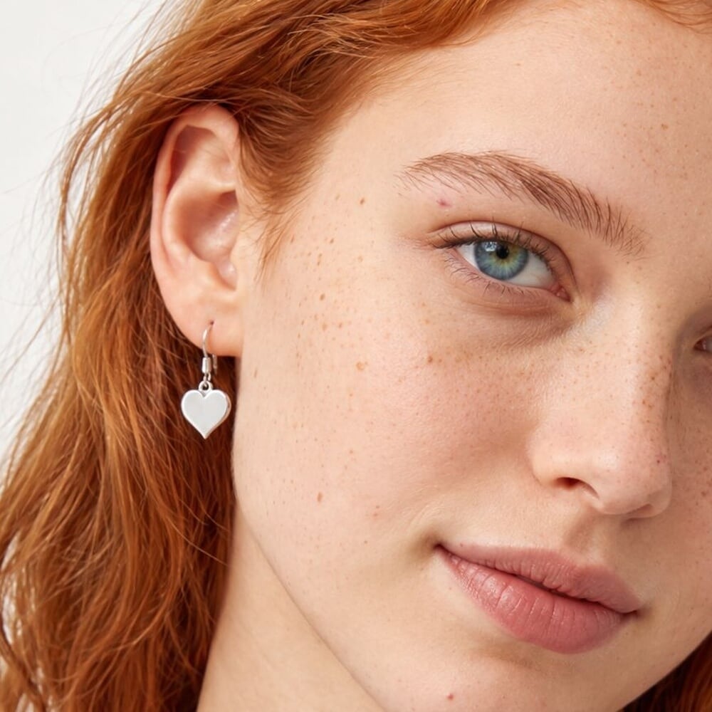 Dangle Heart Earrings
