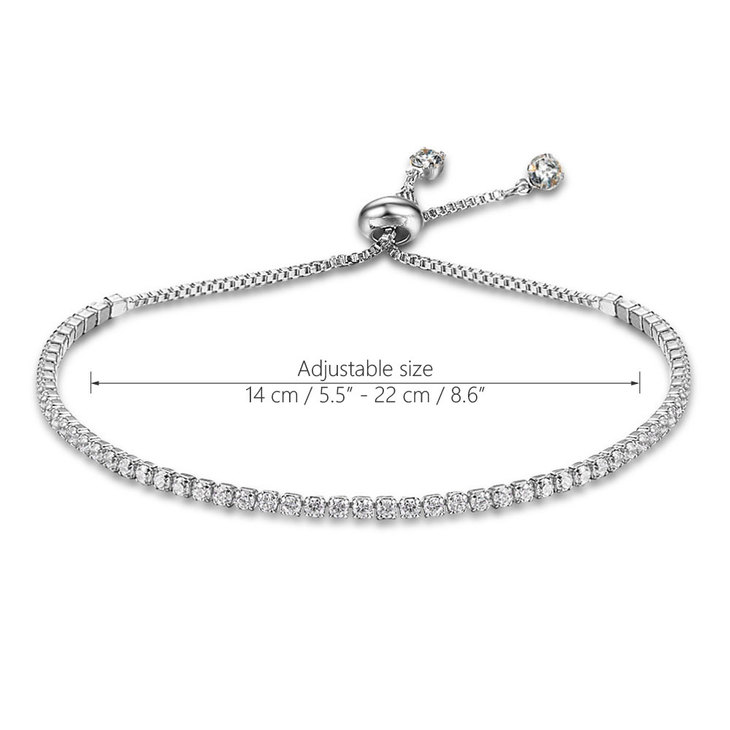 Cubic Zirconia Tennis Bracelet information