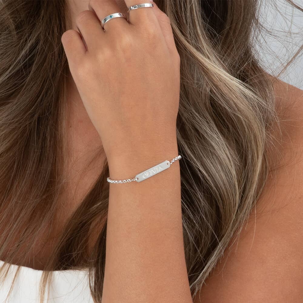 Classic Name Bar Bracelet