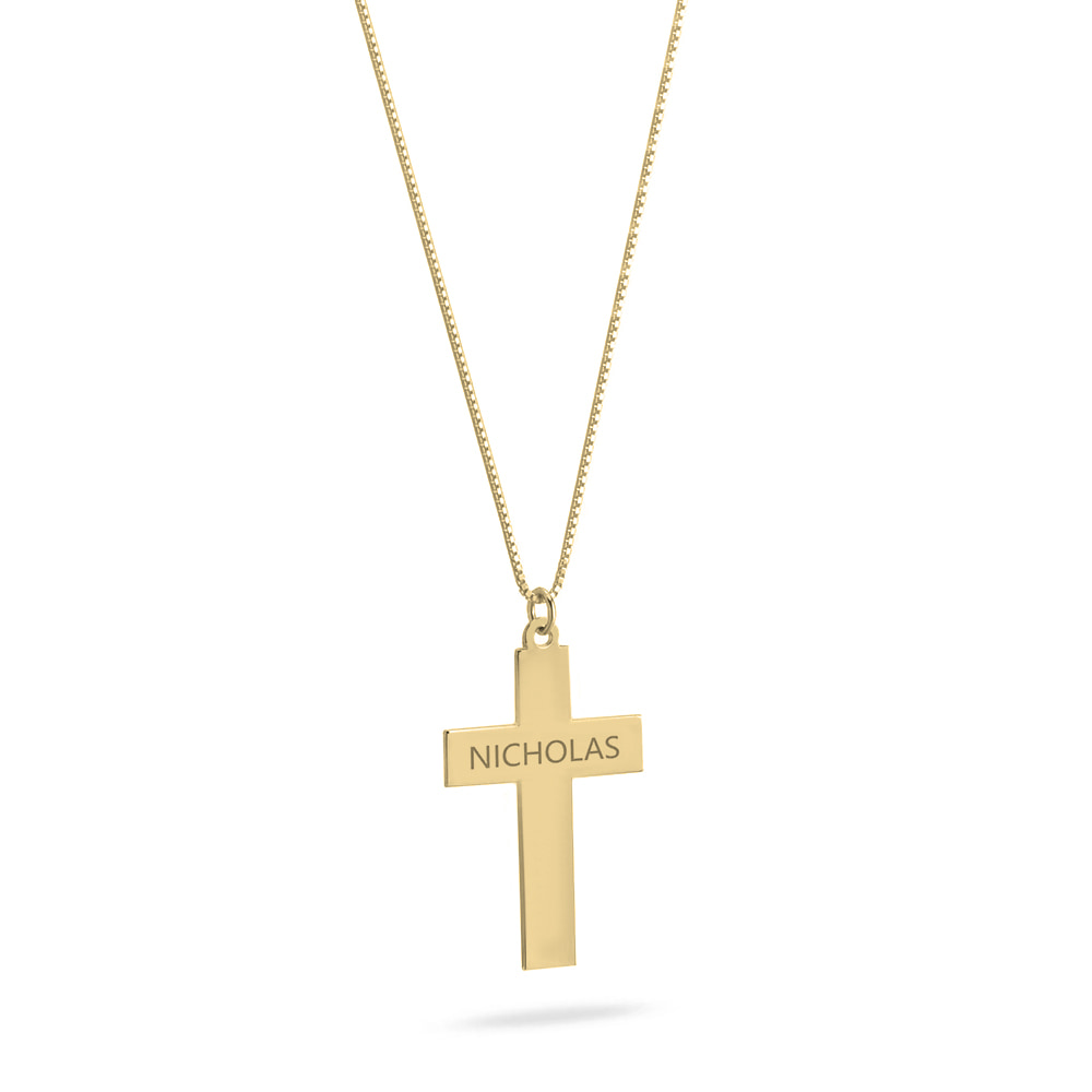 Cross Name Necklace
