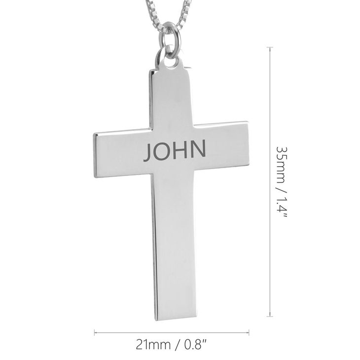Cross Name Necklace information