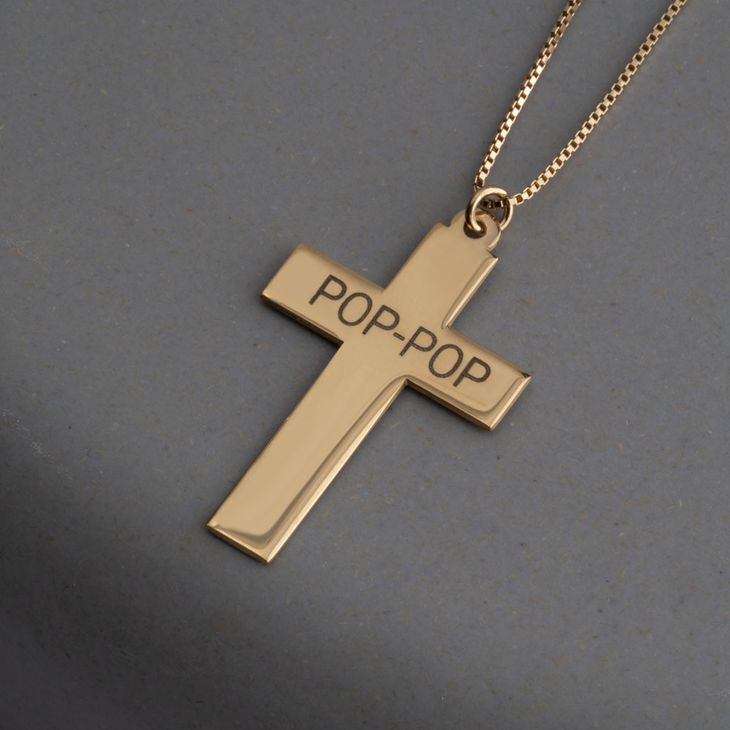 Cross Name Necklace model