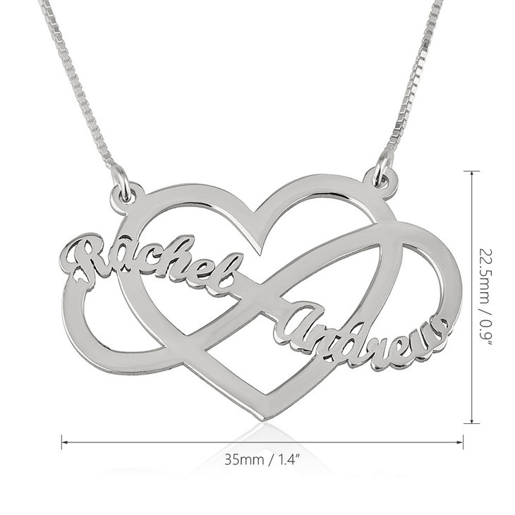 Infinity Heart Necklace information
