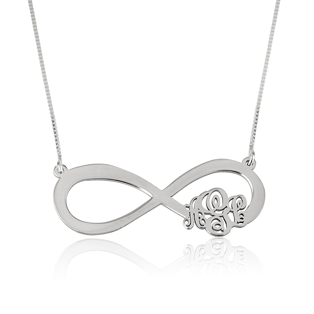 Infinity Monogram Necklace