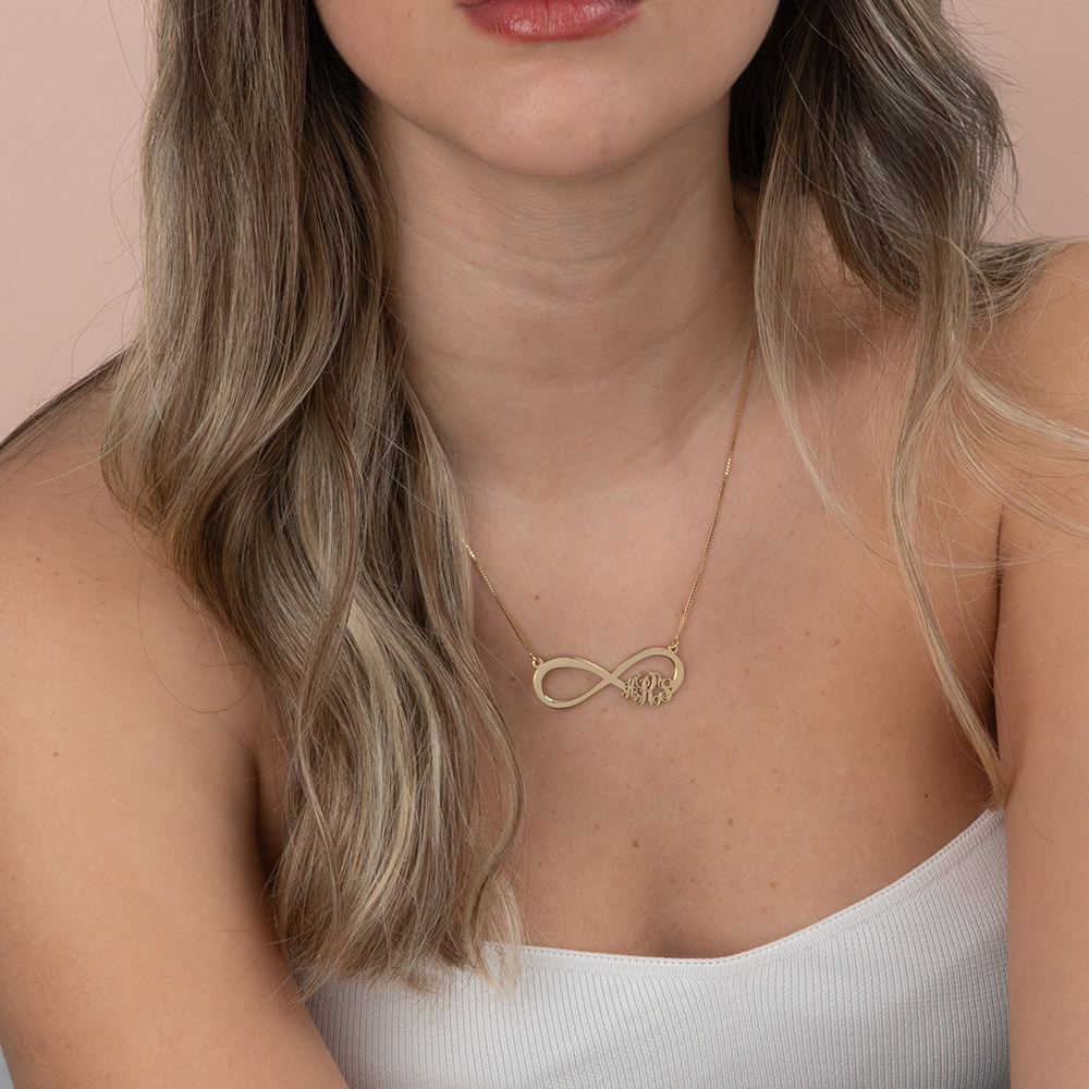 Infinity Monogram Necklace