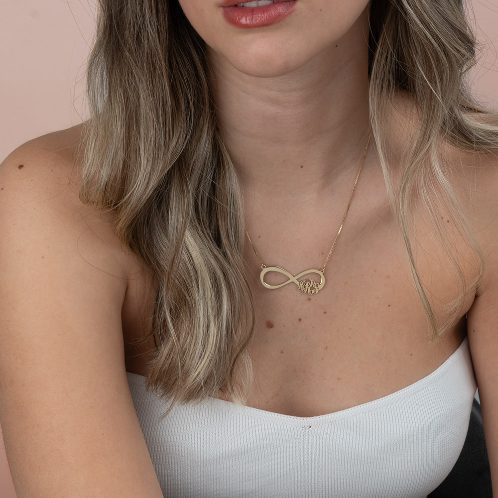 Infinity Monogram Necklace