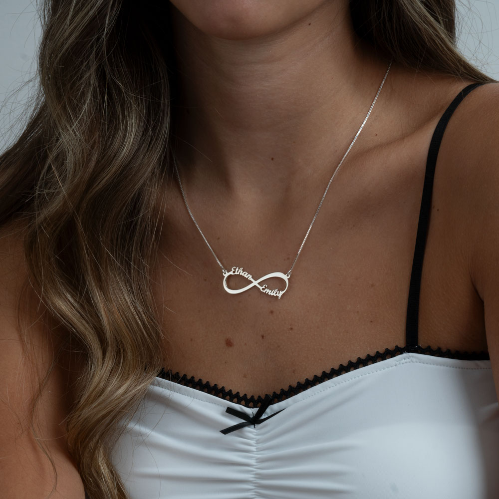Infinity Necklace with Names