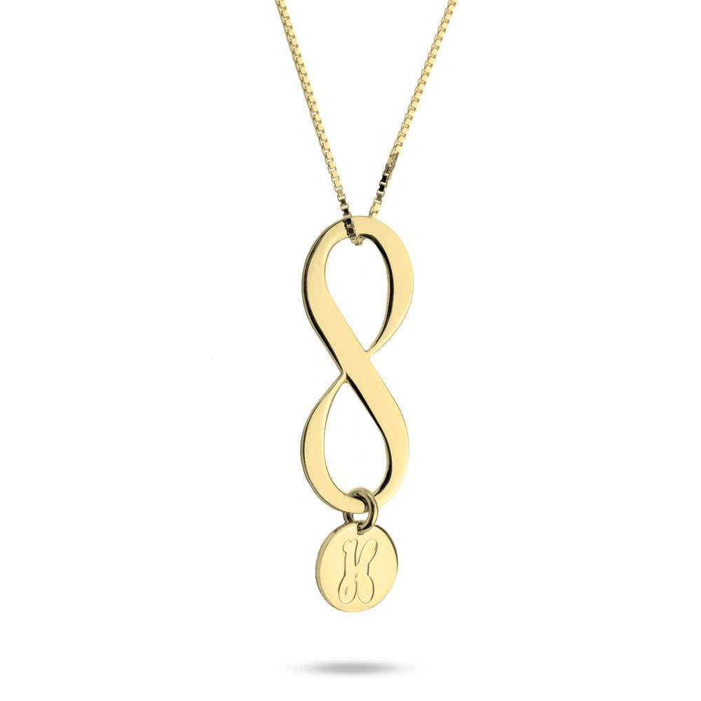Initial Infinity Necklace