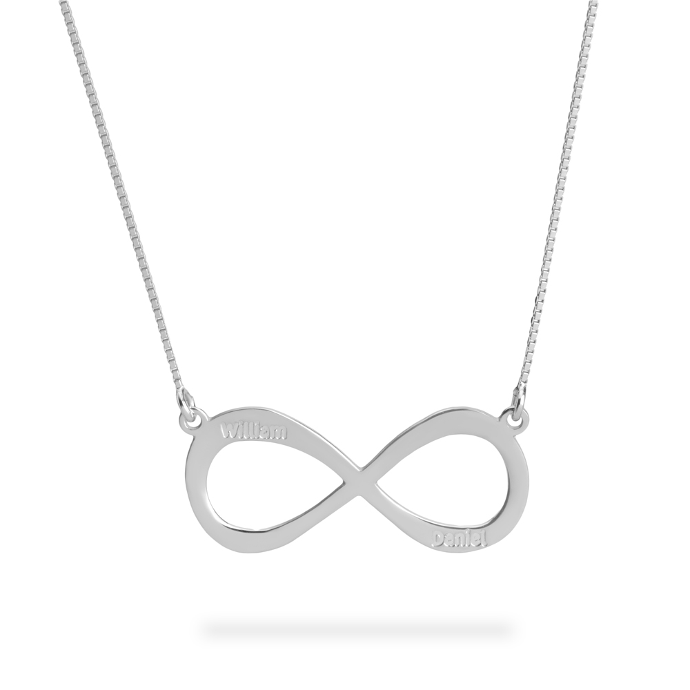 Infinity Necklace with Two Names