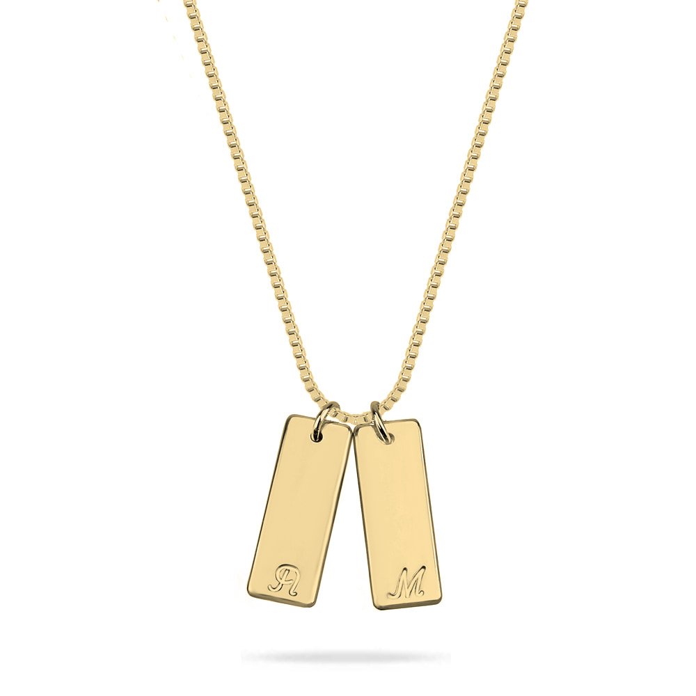 Couple Bar Necklace