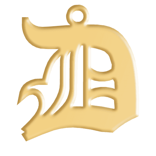 D Initial Pendant