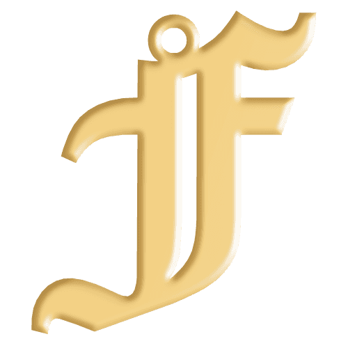 F Initial Pendant
