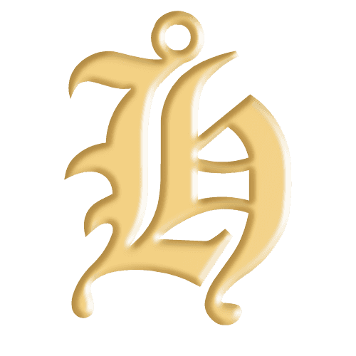 H Initial Pendant