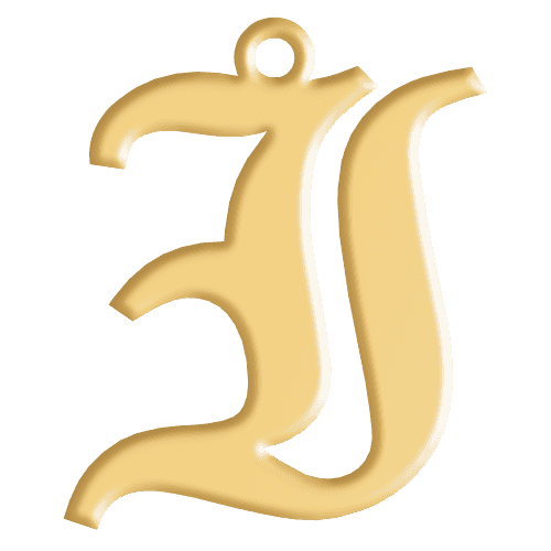 I Initial Pendant