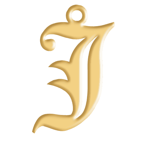 J Initial Pendant