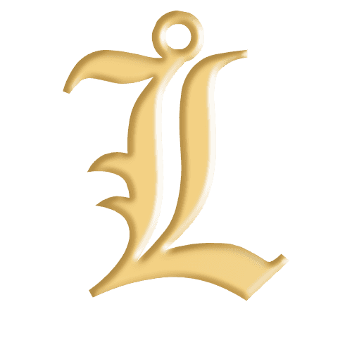 L Initial Pendant