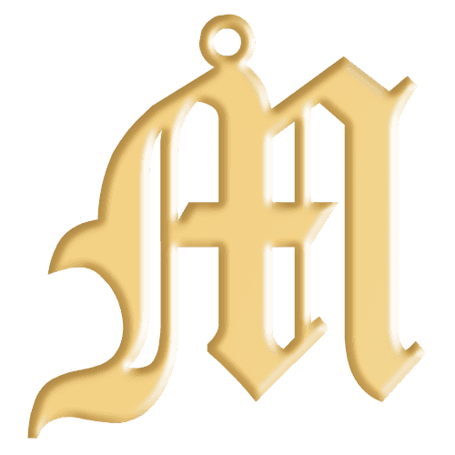 M Initial Pendant