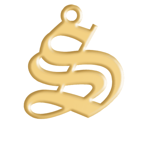 S Initial Pendant