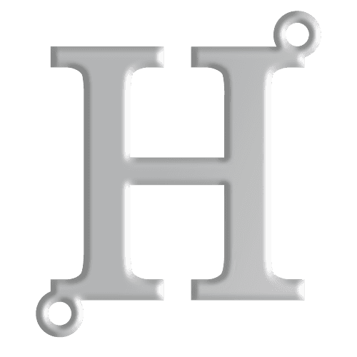 H Initial Pendant