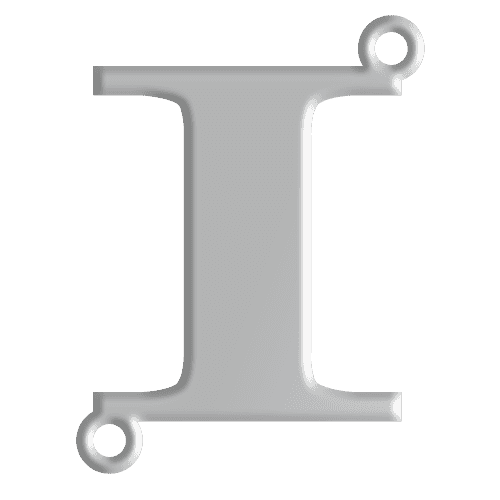 I Initial Pendant