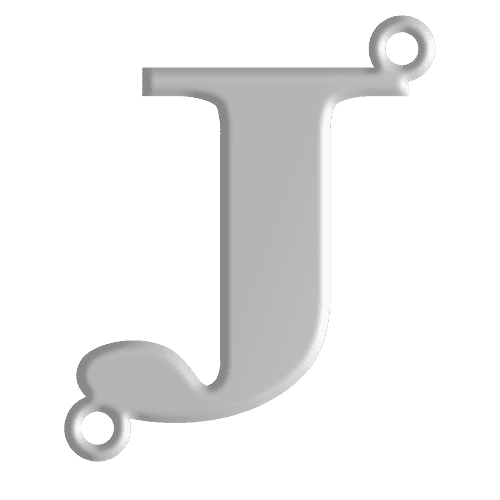 J Initial Pendant