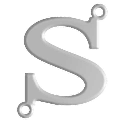 S Initial Pendant