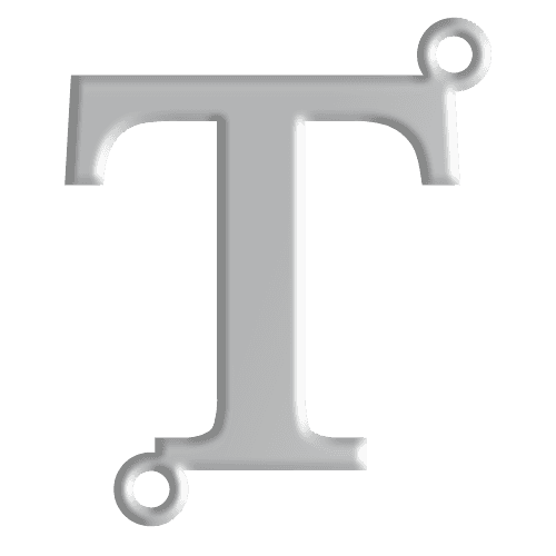 T Initial Pendant